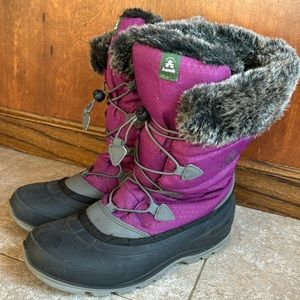 Kamik Robin Waterproof Purple Winter Boots Size 9